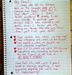 The "best" break-up letter.